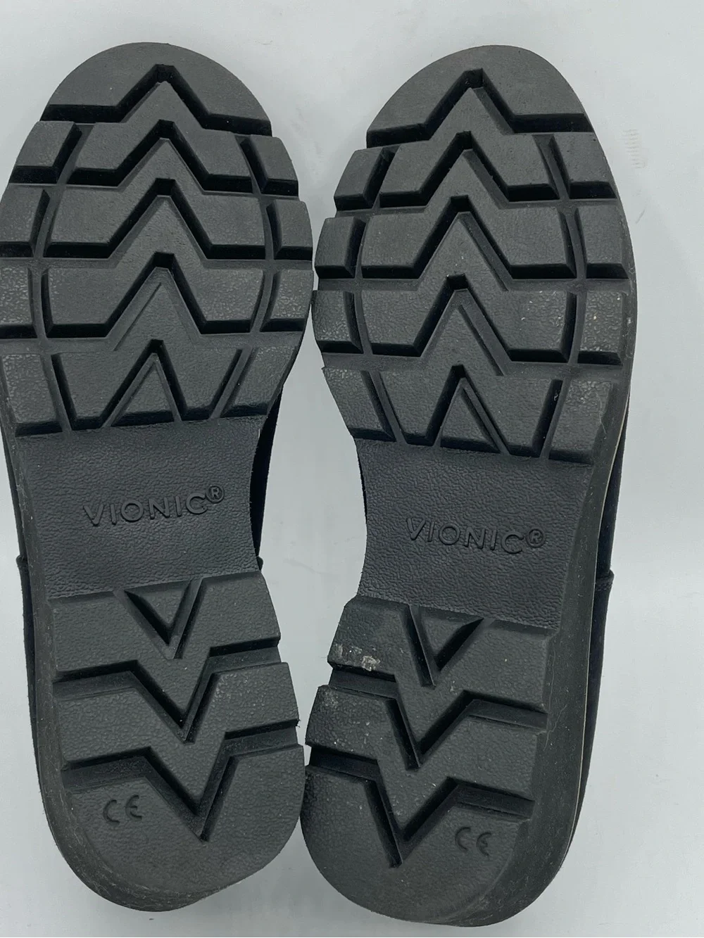 Vionic Willa Black Suede Wedge Loafers - Slip-On Comfort.